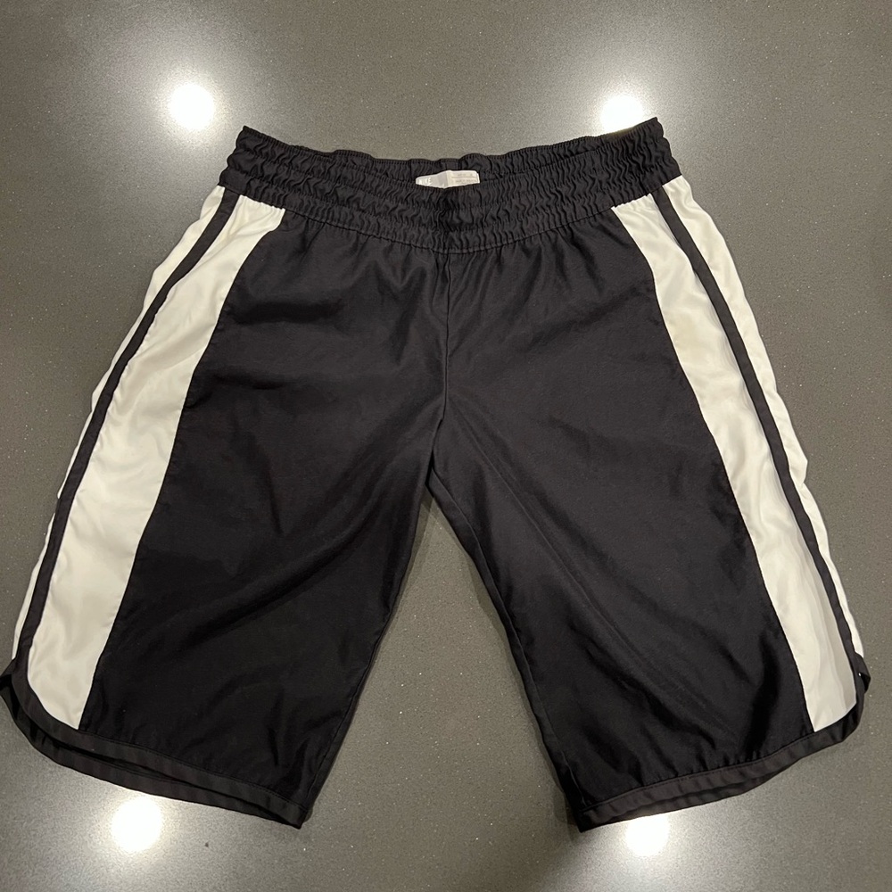 Nike Black and White Athletic Shorts